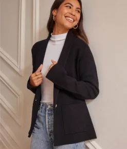 The Ribbed Sweater Blazer - Sea Urchin 9 The Ribbed Sweater Blazer - Sea Urchin -Summer Salt Swim Store 1 ModelFront 640222c4 9b6e 4ae2 b674 b85377cd5471