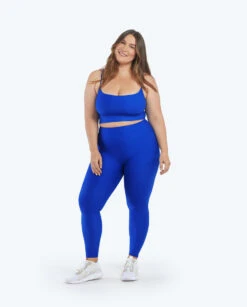 The Do-It-All High Rise Full Length Leggings - Electric -Summer Salt Swim Store 1 ModelFront 96e416fd 5a55 4bc3 bae9 d19418b3b149