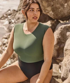 The Surf - Olive & Sea Urchin -Summer Salt Swim Store 1 ModelFront b54c867f fb62 48e8 8afd 97e9c798ea0d