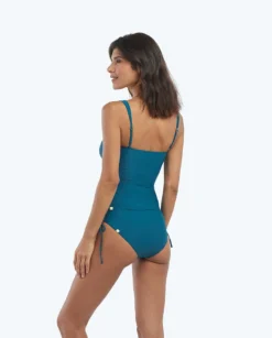 The Cinched Tankini Top - Seaweed -Summer Salt Swim Store 2 ModelBack 0145d795 3dcd 4444 8d49 8fc0ea9490de