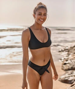 The Tie Belt High Leg Mid Rise Bottom - Sea Urchin 9 The Tie Belt High Leg Mid Rise Bottom - Sea Urchin -Summer Salt Swim Store 2 ModelBack 911650fb 3119 40ec 9698 62ff74320068