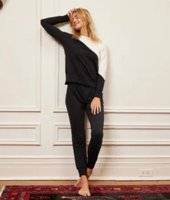 The Softest French Terry Jogger - Sea Urchin -Summer Salt Swim Store 2 ModelBack b19c71bd 2bc7 4a30 a258 298ac13e6e74