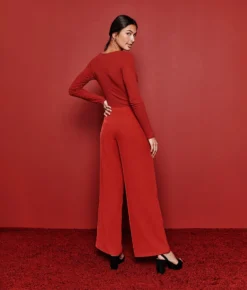 The Extra Soft Square Neck Day To Night Bodysuit - Lava -Summer Salt Swim Store 2 ModelBack ef8e1c9c 1553 4c6b 9a6c 42fcc294471b