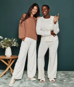 The Luxe Cashmere Blend Sweater Pant - White Sand 7 The Luxe Cashmere Blend Sweater Pant - White Sand -Summer Salt Swim Store 3 ModelFullBody 026d4036 c220 4f37 a6f6 8d38aefa1176