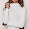 The Extra Soft Long Sleeve Day To Night Bodysuit - White Sand