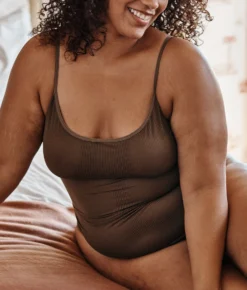 The Feel Free Adjustable Camisole - Clay -Summer Salt Swim Store 3 ModelFullBody 87823a20 5a4f 4926 b78c d132015e482e