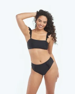 The Ruffle High Leg High Rise Bikini Bottom - Sea Urchin -Summer Salt Swim Store 5 ExtraProductShot efa7c0e2 7f23 4a4d a464 71b98cbcf118