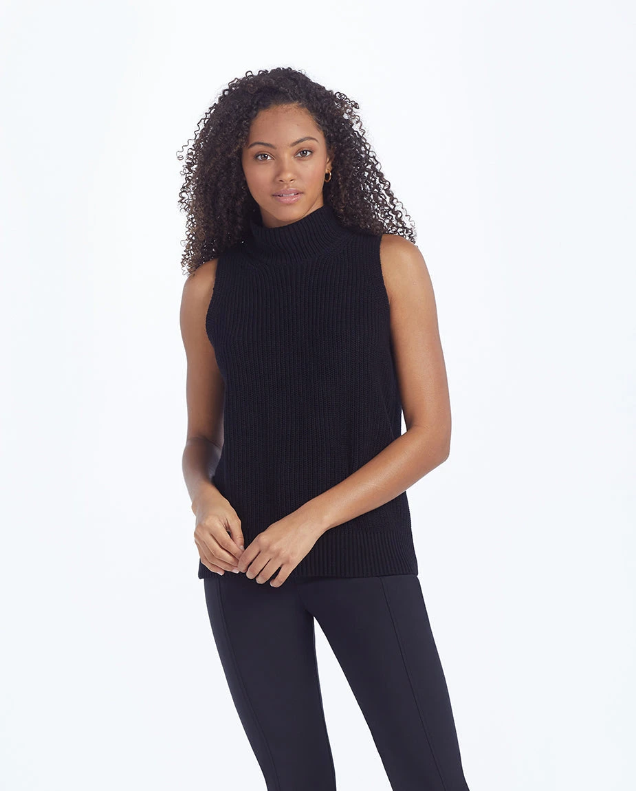 The High Neck Sweater Vest - Sea Urchin 8 The High Neck Sweater Vest - Sea Urchin - Image 8