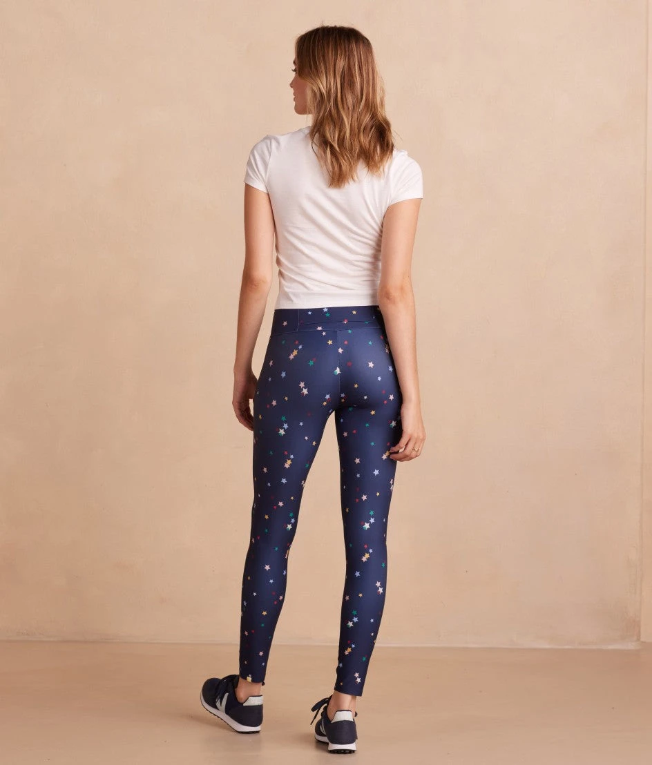 The Do-It-All High Rise 7/8 Leggings - Small Scatter Stars In Deep Sea 4 The Do-It-All High Rise 7/8 Leggings - Small Scatter Stars In Deep Sea - Image 4