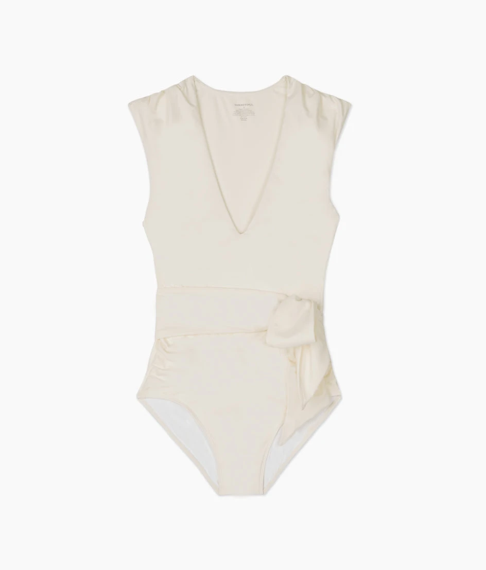 The Breaker Belted One-Piece - White Sand 4 The Breaker Belted One-Piece - White Sand - Image 4