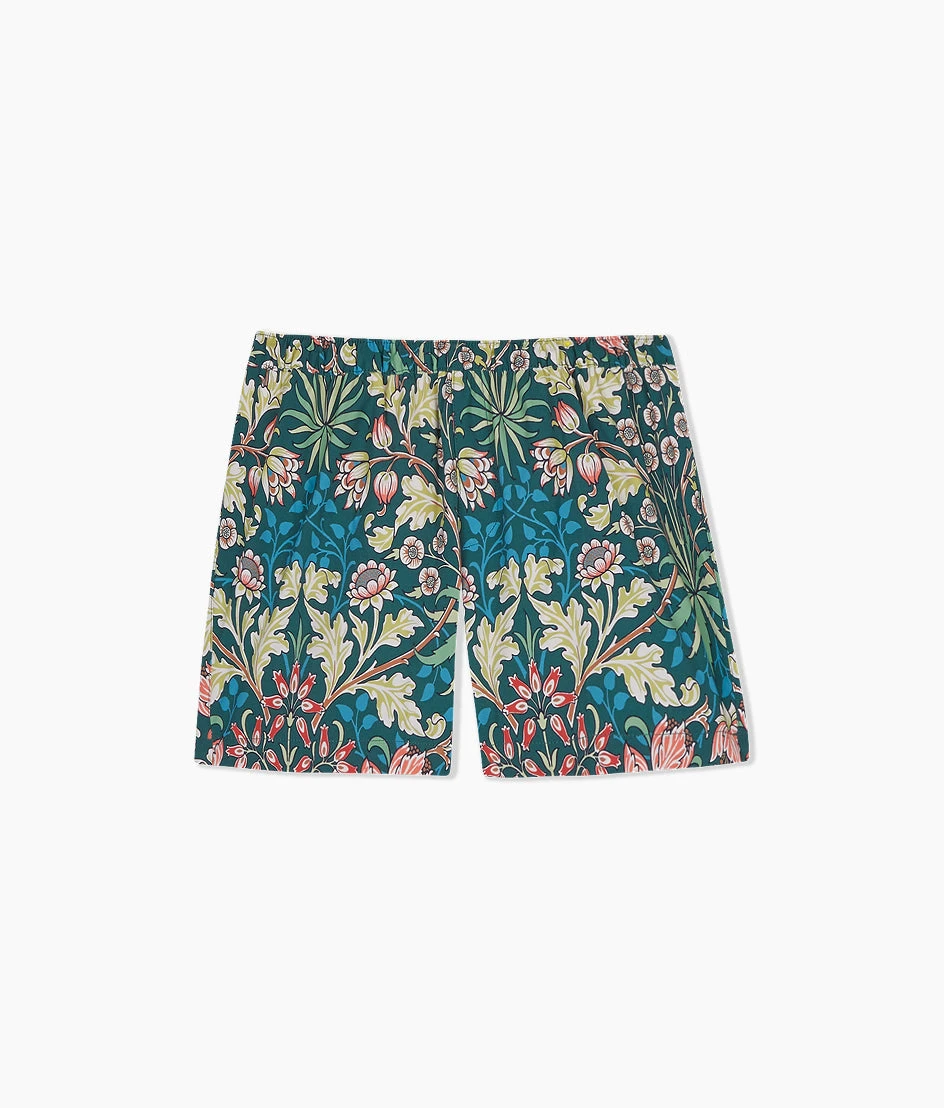 The Boys' Swim Short - Hyacinth In Sunburst & Teal 1 The Boys' Swim Short - Hyacinth In Sunburst & Teal