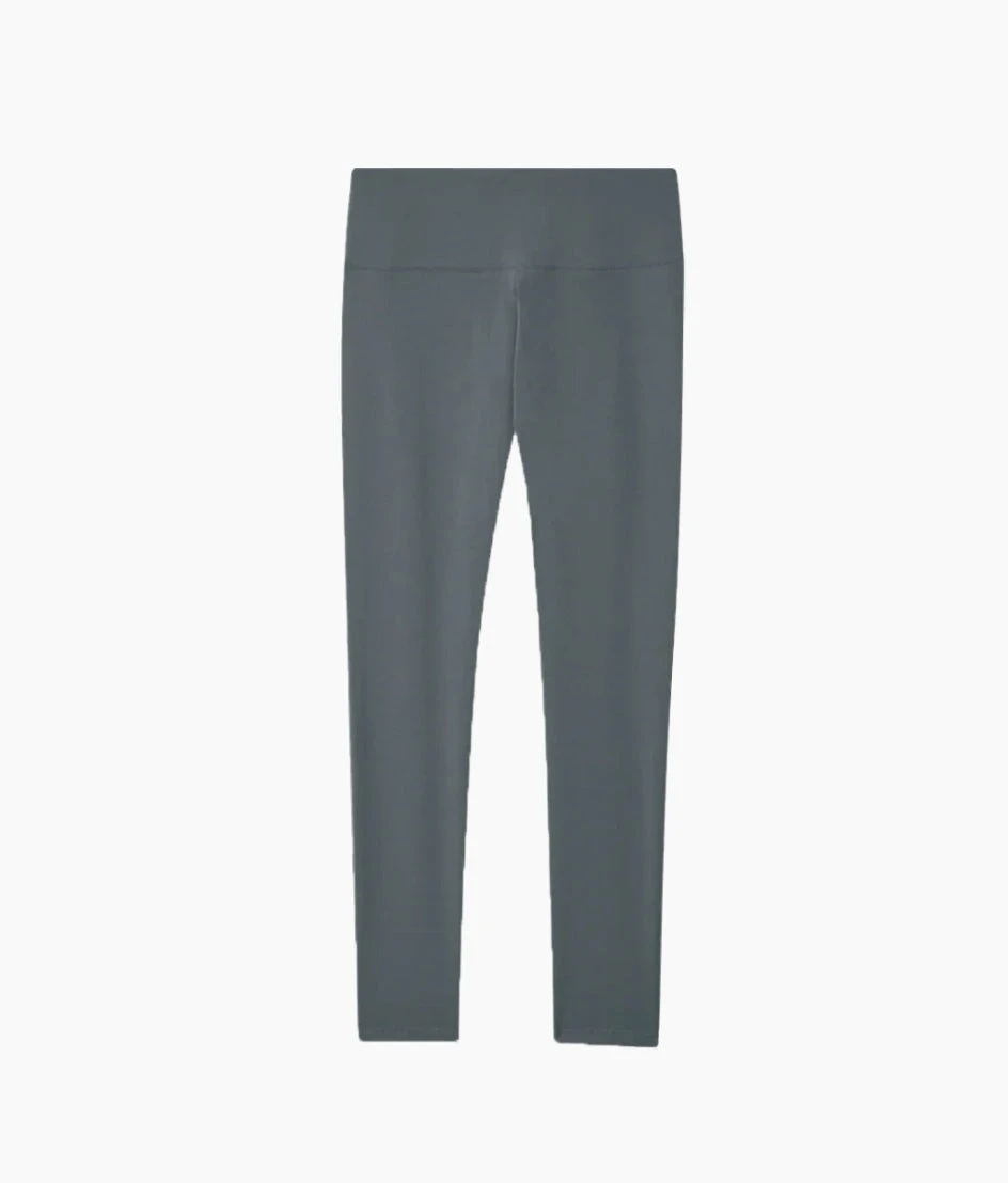 The Coziest High Rise Full Length Leggings - Smoke 4 The Coziest High Rise Full Length Leggings - Smoke - Image 4