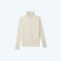 The Luxe Cashmere Blend Funnel Neck Sweater - White Sand 8 The Luxe Cashmere Blend Funnel Neck Sweater - White Sand -Summer Salt Swim Store CashmereBlendFunnelNeck WhiteSand