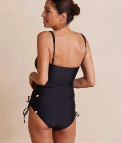 The Cinched Bikini Bottom - Sea Urchin 8 The Cinched Bikini Bottom - Sea Urchin -Summer Salt Swim Store CinchedBikiniBottom SeaUrchin Back Crop