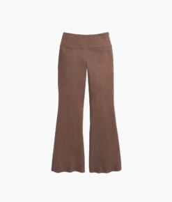 The Everyday High-Waist Flare Pant - Chocolate 7 The Everyday High-Waist Flare Pant - Chocolate -Summer Salt Swim Store Everyday High Waist Flare Pant Chocolate 4