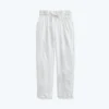 The Going Places Gauze Drawstring Pant - White Sand