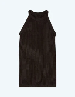 The Crochet High-Neck Dress - Sea Urchin