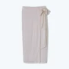 The Easy Breezy Voile Sarong - Sand Dollar Stripe