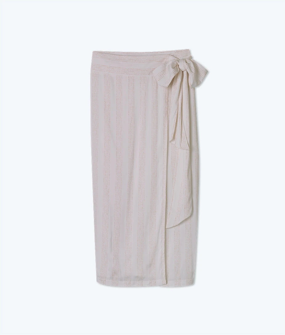 The Easy Breezy Voile Sarong - Sand Dollar Stripe 1 The Easy Breezy Voile Sarong - Sand Dollar Stripe