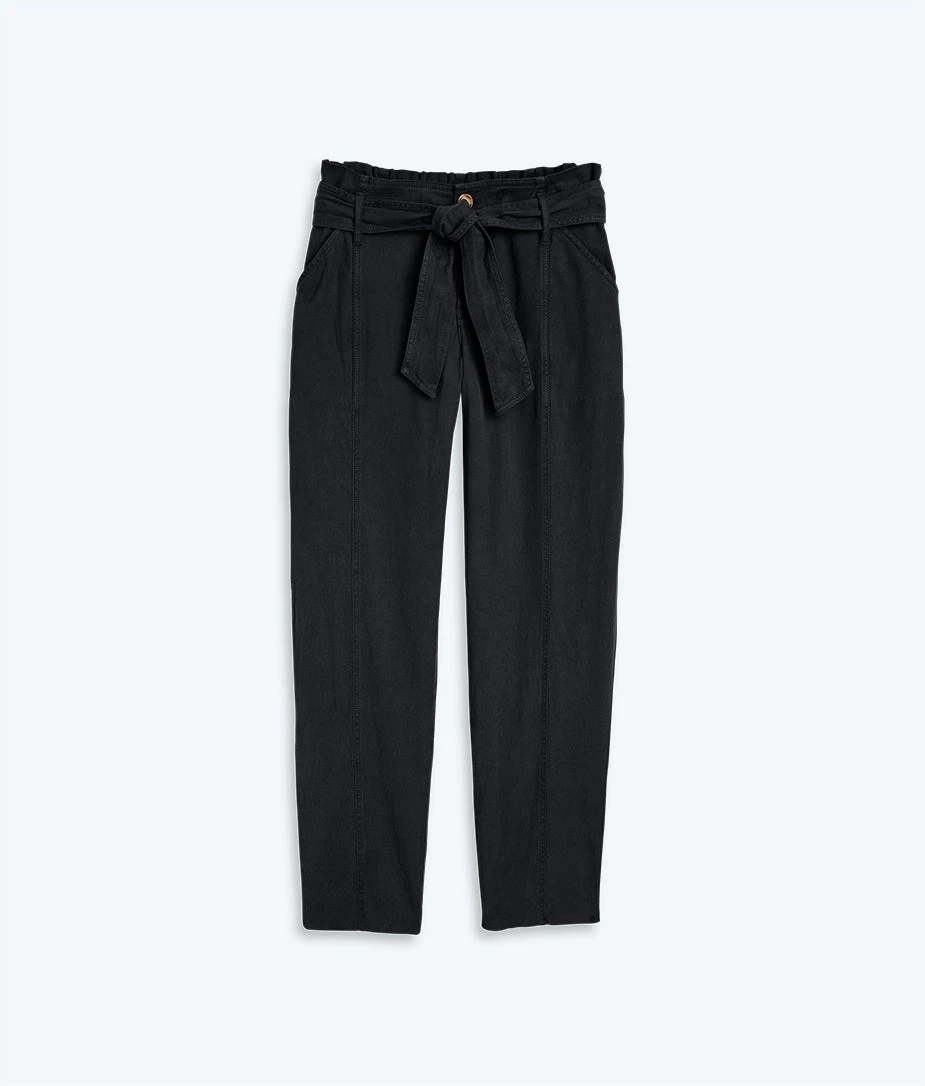 The Timeless Slim Tie-Waist Pant - Sea Urchin 1 The Timeless Slim Tie-Waist Pant - Sea Urchin