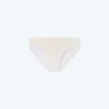 The High Leg Mid Rise Bikini Bottom - White Sand