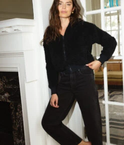 The High Pile Eco Short Fleece Jacket - Sea Urchin -Summer Salt Swim Store High Pile Eco Short Fleece Jacket Sea Urchin 3