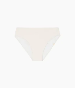 The Classic Mid-Rise Bikini Bottom - White Sand 7 The Classic Mid-Rise Bikini Bottom - White Sand -Summer Salt Swim Store High leg High Rise Bottom White Sand FLAT