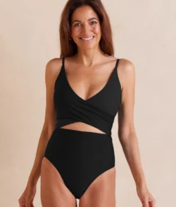 The Long Torso Sea Breeze Cutout One-Piece - Sea Urchin -Summer Salt Swim Store LongTorsoSeabreezeCutoutSeaUrchin1Front