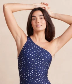 The Long Torso Sidestroke - Nautical Sky -Summer Salt Swim Store LongTorsoSidestroke NauticalSky3Detail