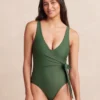 The Perfect Wrap One-Piece - Olive