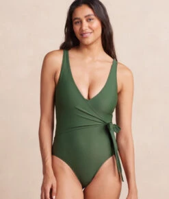 The Perfect Wrap One-Piece - Olive