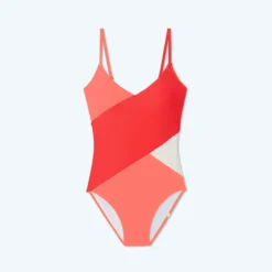 The Marina - Grapefruit & Coral & White Sand -Summer Salt Swim Store Marina GrapefruitCoral