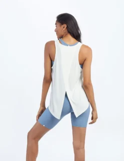The Convertible Split Back Tank - White Sand 9 The Convertible Split Back Tank - White Sand -Summer Salt Swim Store ModelBack 2531ee3c 5659 4089 b997 82958bfbd878