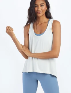 The Convertible Split Back Tank - White Sand 8 The Convertible Split Back Tank - White Sand -Summer Salt Swim Store ModelDetailFront 3cce3d4d 761c 415e b358 987c1337b2f3