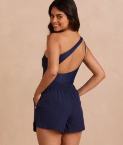 The High Tide Swim Shorts - Deep Sea -Summer Salt Swim Store PDP HighTideSwimShorts DeepSeaBack Crop