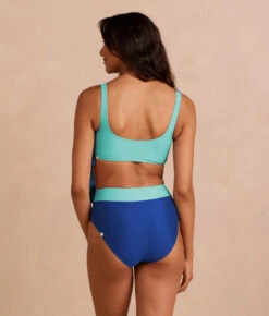 The Perfect Wrap Bikini Top - Aqua & Lapis 5 The Perfect Wrap Bikini Top - Aqua & Lapis -Summer Salt Swim Store PWBikiniTop Studio 1