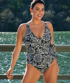 The High Leg High Rise Bottom - Batik In Sea Urchin & White Sand 10 The High Leg High Rise Bottom - Batik In Sea Urchin & White Sand -Summer Salt Swim Store PWTankiniBatikinSeaUrchin WhiteSandLifestyle4