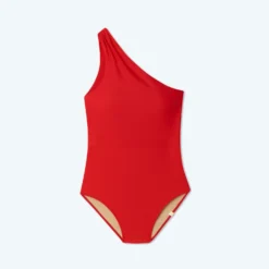 The Ruched Sidestroke - Lava -Summer Salt Swim Store RuchedSidestroke Lava