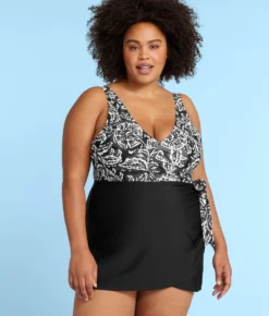 The Ruched Swim Skirt - Sea Urchin 10 The Ruched Swim Skirt - Sea Urchin -Summer Salt Swim Store RuchedSwimSkirtSeaUrchinFront2 867e6fb4 bbbe 4a77 807e 67706675a06d