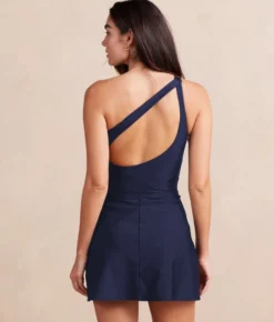 The Ruched Swim Skirt - Deep Sea -Summer Salt Swim Store RuchedSwimSkirt DeepSeaBack