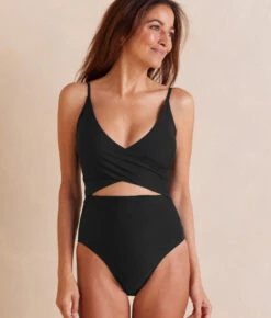 The Sea Breeze Cutout One-Piece - Sea Urchin -Summer Salt Swim Store SeabreezeCutoutSeaUrchin1Front