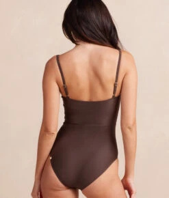 The Seascape Sweetheart One Piece - Mocha 9 The Seascape Sweetheart One Piece - Mocha -Summer Salt Swim Store SeascapeSweetheartOPBack