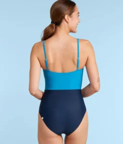 The Seascape Sweetheart One Piece - Calypso & Deep Sea -Summer Salt Swim Store SeascapeSweetheartOnePieceCalypso DeepSeaBack1