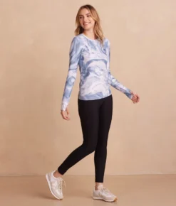 The Long Sleeve Pullover - Slate Marble -Summer Salt Swim Store Side Full TheLongSleevePullover SlateMarble