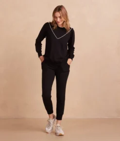 The Softest French Terry Jogger - Sea Urchin -Summer Salt Swim Store SoftestFrenchTerryJogger SeaUrchin Front Full 2