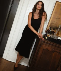 The Sustainable Velvet Collection Midi Skirt - Sea Urchin -Summer Salt Swim Store Sustainable Velvet Collection Skirt Sea Urchin 3