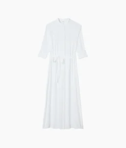 The Silky Luxe Long Effortless Shirtdress Cover-Up - Cloud White 7 The Silky Luxe Long Effortless Shirtdress Cover-Up - Cloud White -Summer Salt Swim Store The Effortless Shirtdress Cover Up FLAT 2 8038d7f9 6671 4d51 b882 684770c8f246
