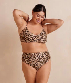 The Wanderlust Bikini Top - Leopard 9 The Wanderlust Bikini Top - Leopard -Summer Salt Swim Store WanderlustBikiniTop Leopard Front