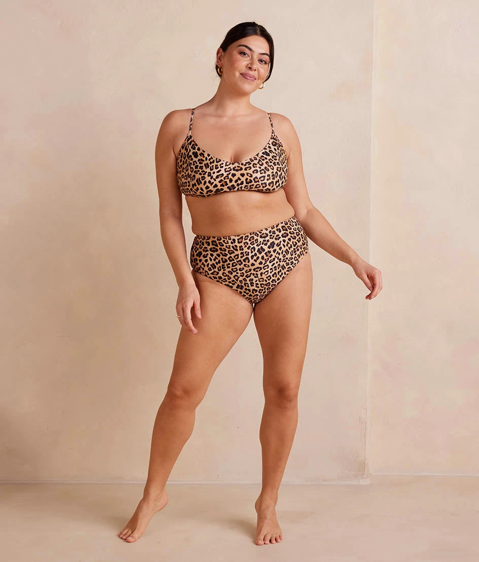 The Wanderlust Bikini Top - Leopard 3 The Wanderlust Bikini Top - Leopard - Image 3
