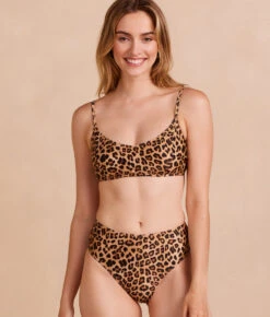 The Wanderlust Bikini Top - Leopard